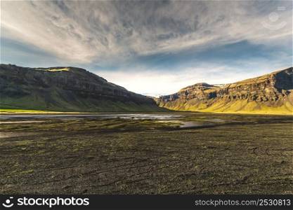 Beautiful Iceland with endeless nature