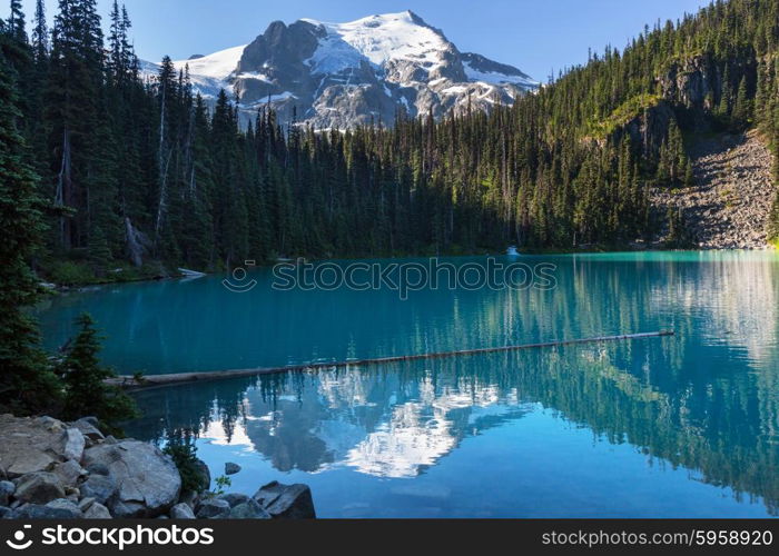 Beautiful Joffre lake in Canada