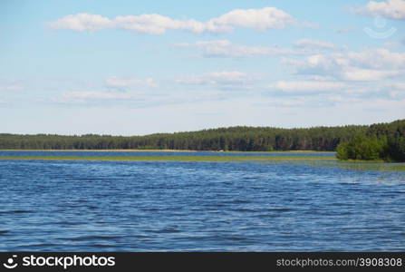 beautiful lake in Karelia