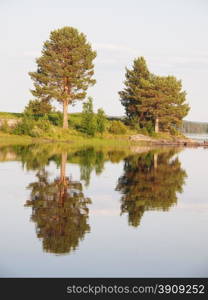 beautiful lake in Karelia