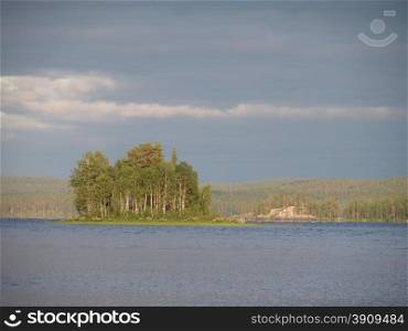 beautiful lake in Karelia