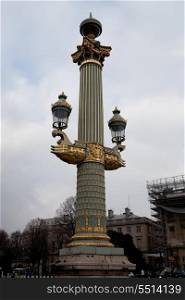Beautiful Lamp in Paris, France