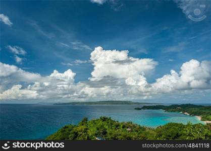 Beautiful landscape at Boracay island, Philippines.