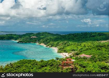 Beautiful landscape at Boracay island, Philippines.