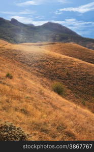 beautiful landscape of Crimean mountains.