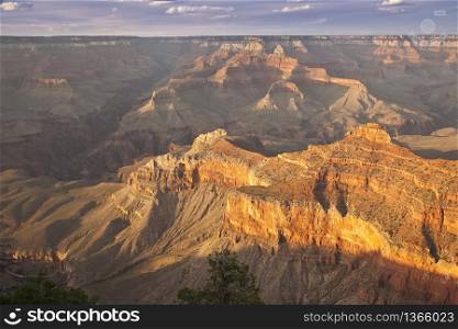 Beautiful Landscape of the Grand Canyon, Arizona at Sunset.