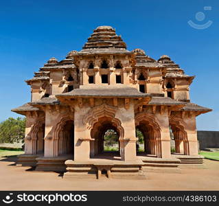 Beautiful Lotus Temple, Hampi, India