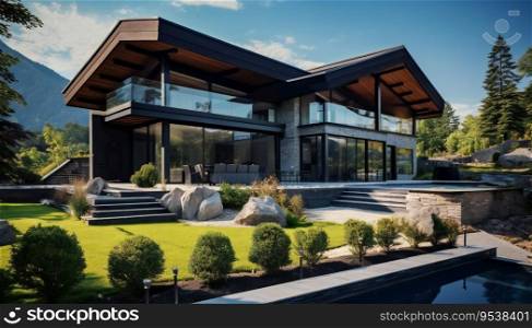 Beautiful Modern House in mountains real estate