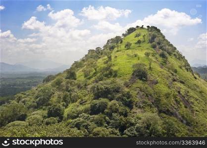 Beautiful mountain in the sunshine day, Sri Lanka