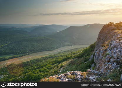 Beautiful mountain landscape. Composition of nature.