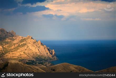 beautiful mountain landscape in Crimea, Ukraine. beautiful mountain landscape