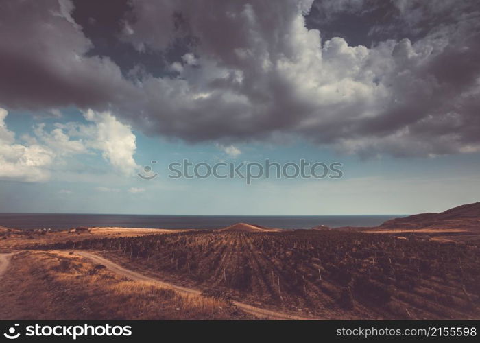 beautiful mountain landscape in Crimea, Ukraine. beautiful mountain landscape