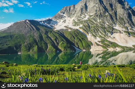 Beautiful mountain landscape of Sonamarg, Jammu and Kashmir state, India