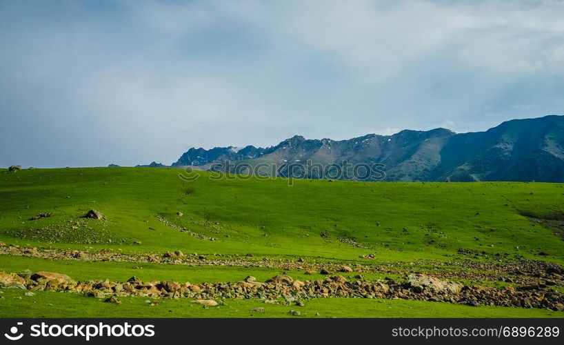 Beautiful mountain landscape of Sonamarg, Jammu and Kashmir state, India