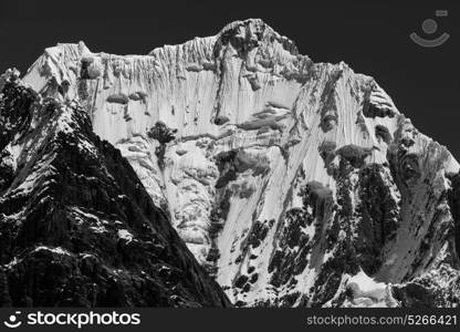 Beautiful mountains landscapes in Cordillera Huayhuash, Peru, South America