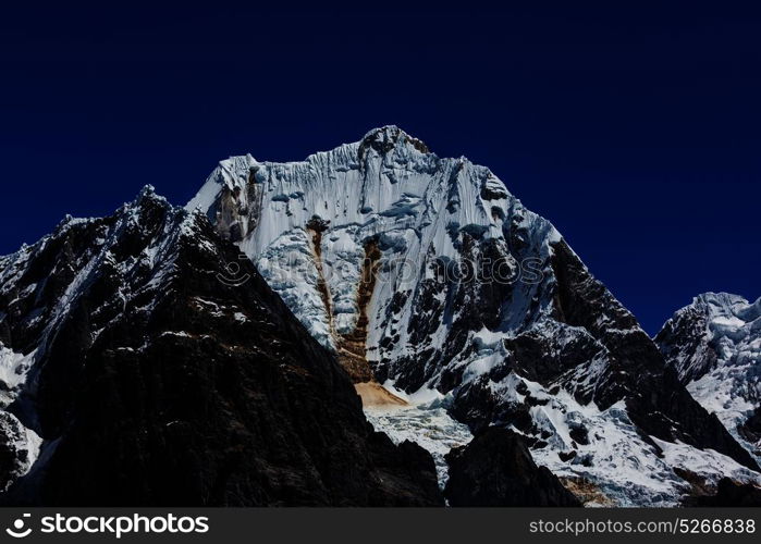 Beautiful mountains landscapes in Cordillera Huayhuash, Peru, South America