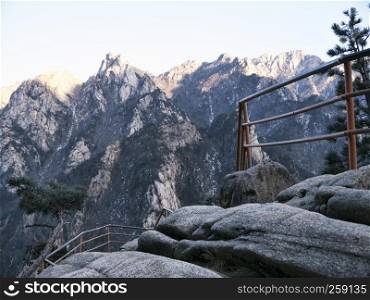 Beautiful mountains peak, Seoraksan National Park, South Korea
