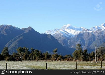 Beautiful Mt. Cook in South Island, New Zealand