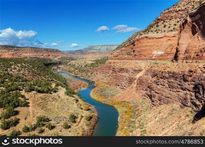 Beautiful natural landscapes in Colorado,USA.