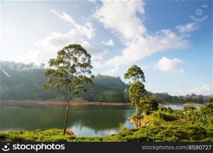 Beautiful natural landscapes in Sri Lanka