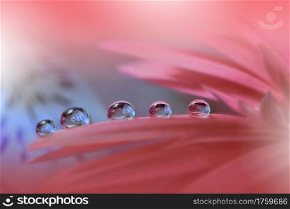 Beautiful Nature Background.Floral Art Design.Abstract Macro Photography.Gerbera Daisy Flower.Pastel Flowers.Violet Background.Creative Artistic Wallpaper.Wedding Invitation.Celebration,love.Close up View.Happy Holidays.Pink Color.Copy Space.Water Drops.