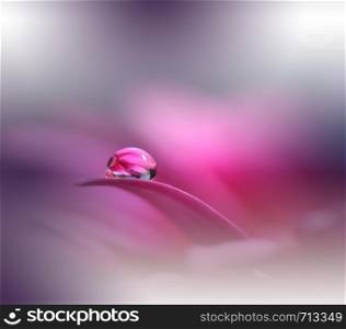 Beautiful Nature Background.Macro Shot of Amazing Spring Magic Flowers.Border Art Design.Magic light.Extreme close up Photography.Conceptual Abstract Image.Fantasy Floral Art.Creative Artistic Wallpaper.Web Banner.Water Drop.Colorful,colors,violet.