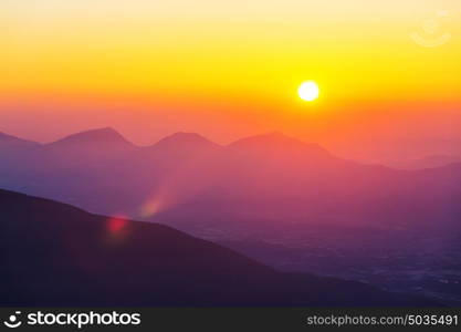 Beautiful nature landscapes in Turkey mountains. Lycian way is famous among hikers.