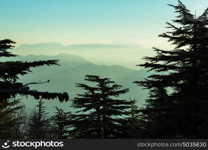 Beautiful nature landscapes in Turkey mountains. Lycian way is famous among hikers.