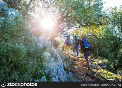 Beautiful nature landscapes in Turkey mountains.  Lycian way is famous among  hikers.