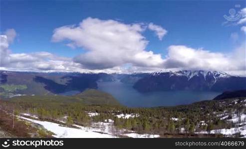 Beautiful Nature Norway HD Timelapse. The Sognefjorden.