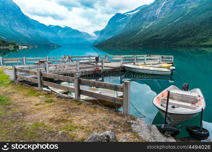 Beautiful Nature Norway natural landscape.