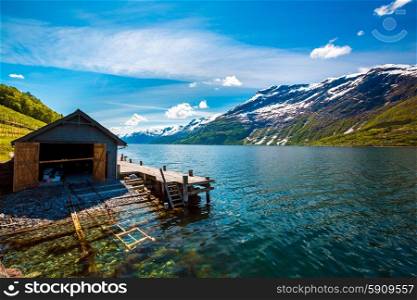 Beautiful Nature Norway natural landscape.