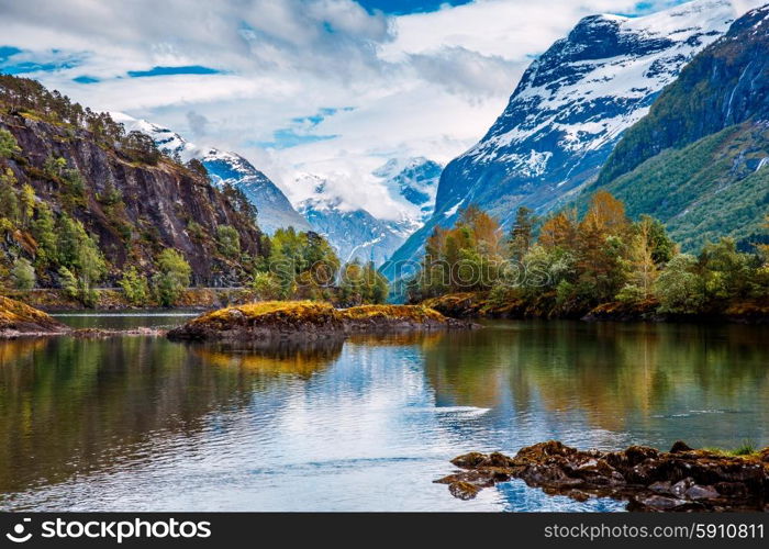 Beautiful Nature Norway natural landscape.