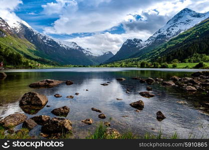 Beautiful Nature Norway natural landscape.