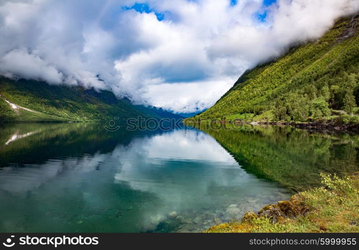 Beautiful Nature Norway natural landscape.