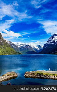 Beautiful Nature Norway natural landscape.