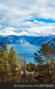 Beautiful Nature Norway. The Sognefjorden.