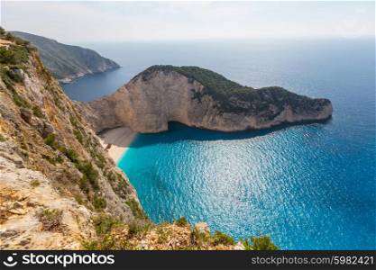 Beautiful Navagio Beach on Zakynthos Island in Greece