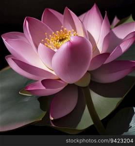 Beautifulπnk waterlily or lotus flower in pond for your content creation