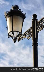 beautiful old 19th century converted lamppost