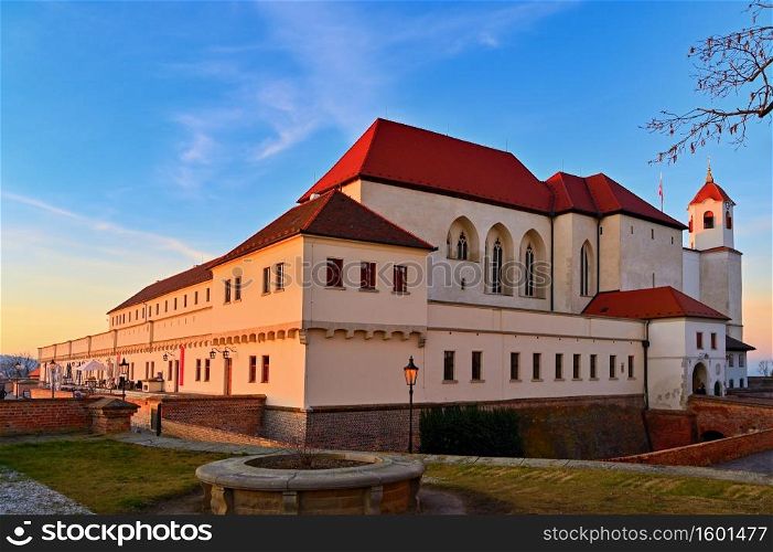 Beautiful old castle Spilberk. City of Brno - Czech Republic.