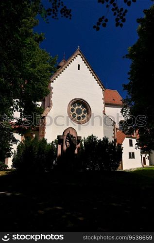 Beautiful old monastery Porta Coeli. Predklasteri u Tisnova Czech Republic.