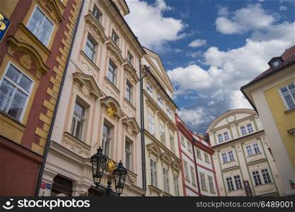 beautiful old streets of Prague. Czech Republic. beautiful old streets of Prague.