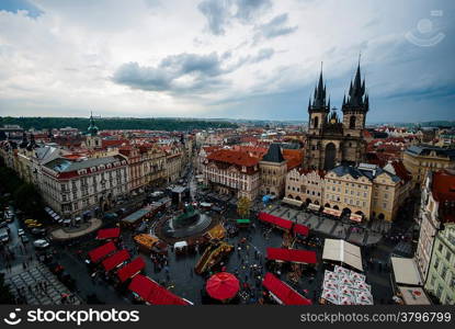 Beautiful old town Prague scenery, Czech republic