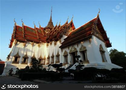 beautiful pavilion in thai temple