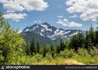 Beautiful peak Mount Shuksan in Washington, USA