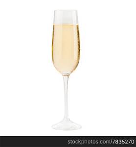 Beautiful picture of a glass of champagne