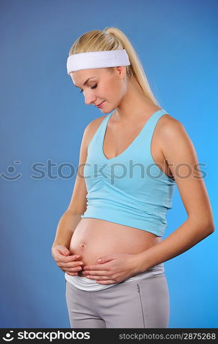Beautiful pregnant woman