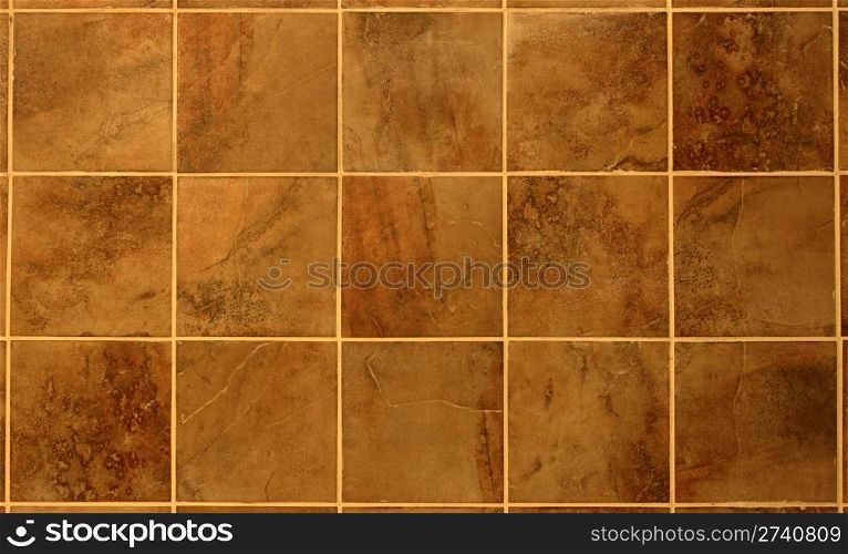 Beautiful reddish brown tile from a bathroom wall.. Beautiful Reddish Brown Tile