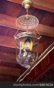 Beautiful retro luxury light lamp decoration, stock photo